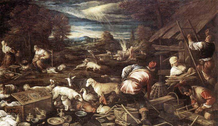 Jacopo Bassano Noah's Sacrifice oil painting picture